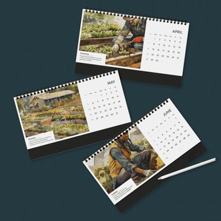 2024 Desktop Gardening Calendar - Journey of Growth - Growing Wild Gardening