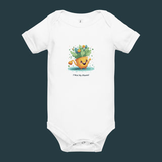 I Wet My Plants - Baby Onesie - Growing Wild Gardening