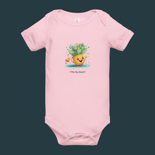 I Wet My Plants - Baby Onesie - Growing Wild Gardening