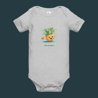 I Wet My Plants - Baby Onesie - Growing Wild Gardening