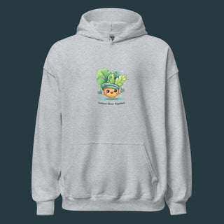 Lettuce Grow Together - Unisex Hoodie - Growing Wild Gardening